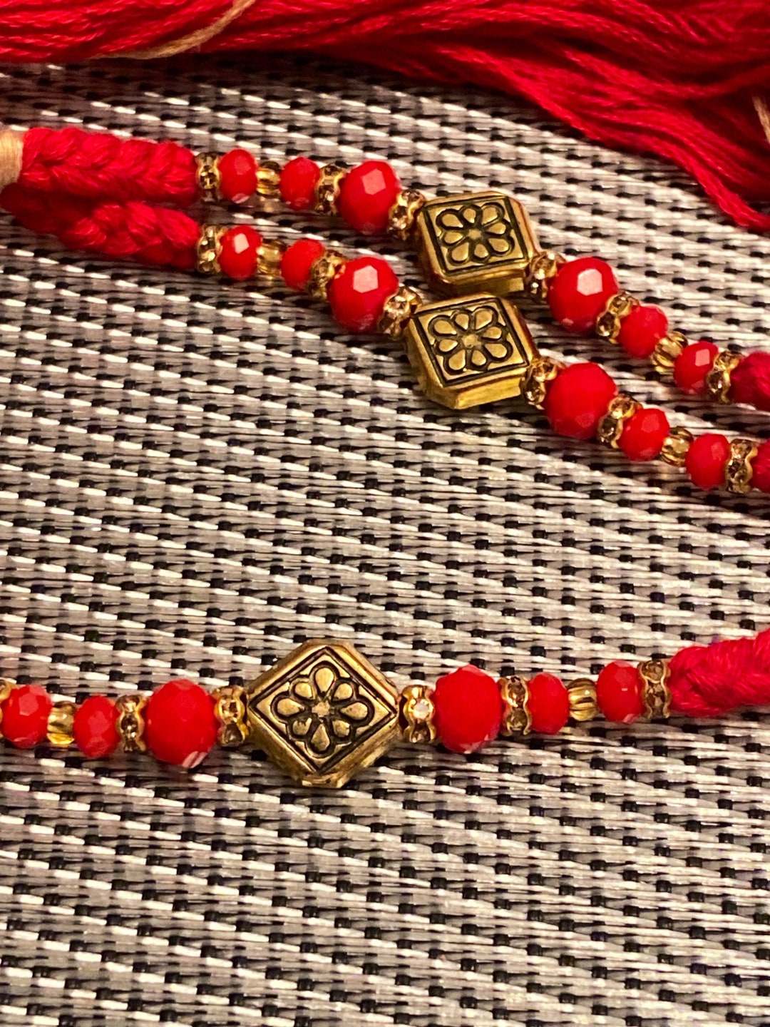 Thread Rakhi Designs Rakhies Rakshabandhan Multiple Thread Rakhis With Shiny Thread and ...
