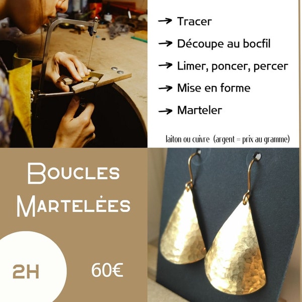 Réservation d'un Atelier "Boucles Martelées"