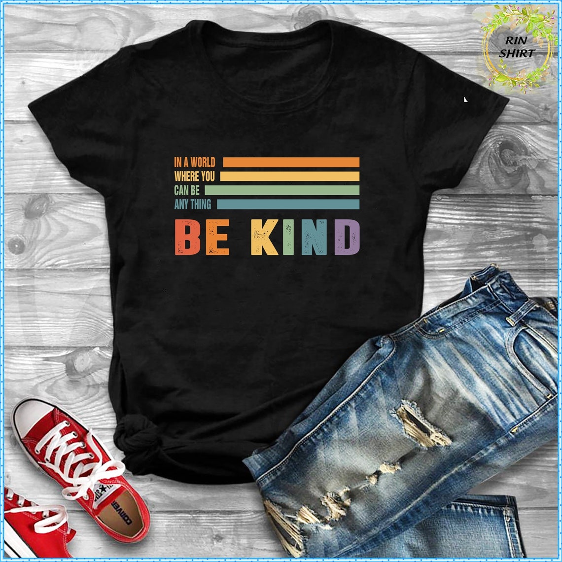 New Be Kind T-Shirt Inspirational Shirt Be Kind Shirt | Etsy