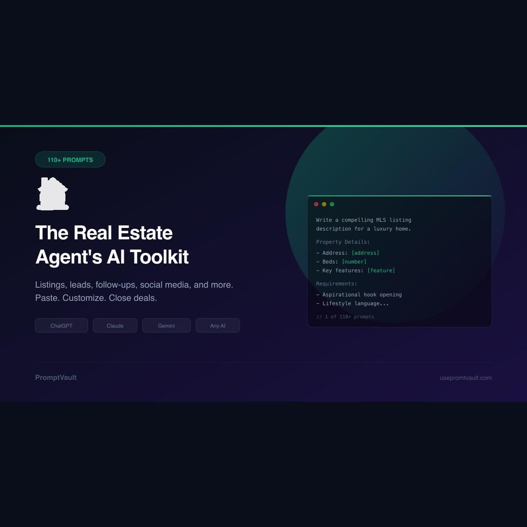 110+ AI Prompts for Real Estate Agents | Chatgpt Prompts | Listing ...