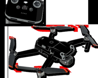 DJI Mavic Air 2S Skin Template: Multi-Format Design (Digital Download)