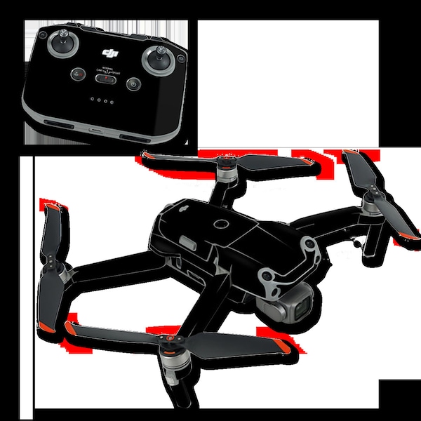 Customizable DJI Mavic Air 2S Skin Template: Multi-Format Digital Download for Cricut, Silhouette, ProCreate, Photoshop, Illustrator