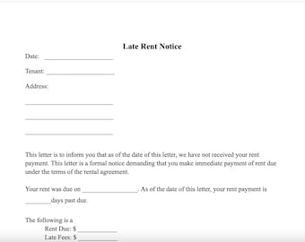 Verspätete Rentenmitteilung Vorlage Bearbeitbares PDF | Hausbesitzer Form: Verspätete Zahlung - Hausbesitzer