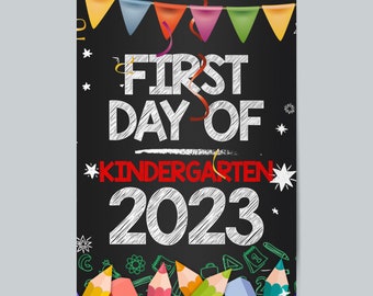 Schild Kindergartenkind 2023 (PDF Download)