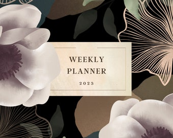 Floral 2023 Wochenplaner, GoodNotes, Notability (Digitaler Download)