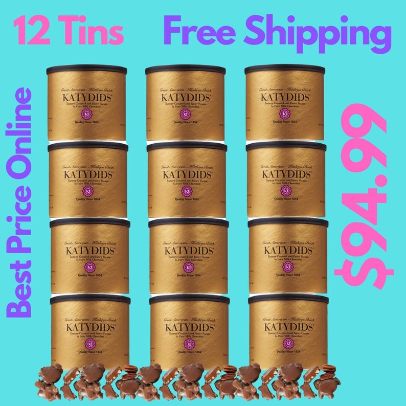 1 Case of Katydids Candy 12 Tins Delivered W/ UPS Ground Etsy