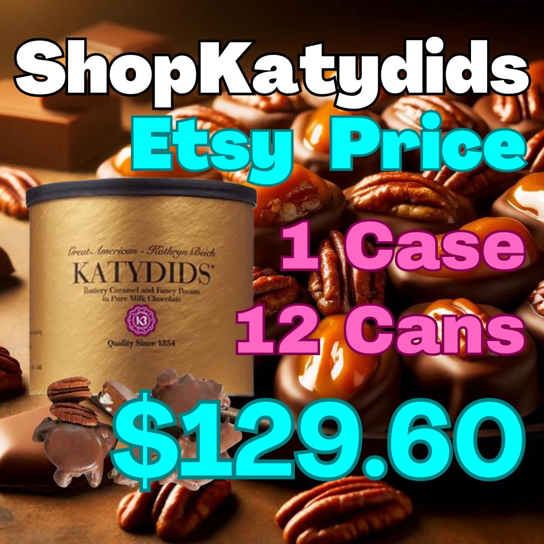 1 Case of Katydids Candy [12 Tins] Delivered w/ UPS Ground Tracking # Provided