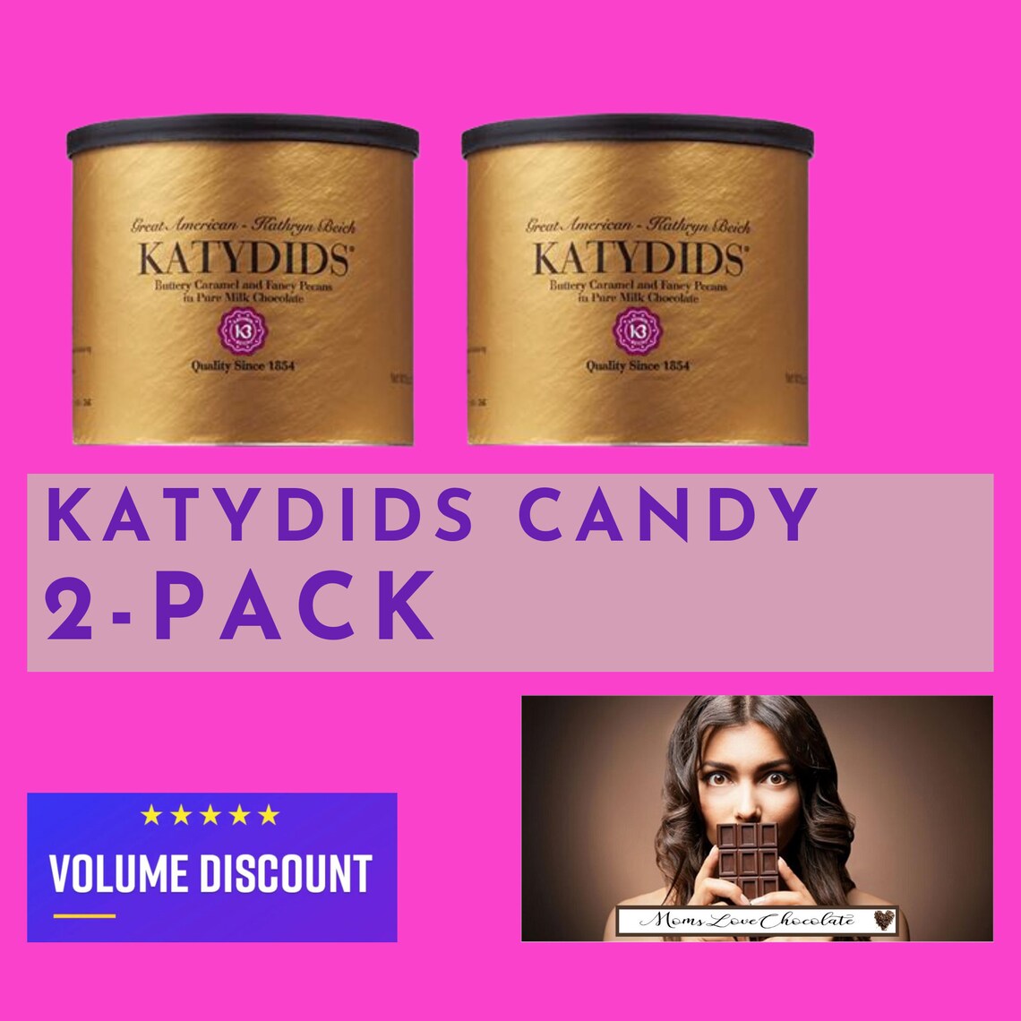 2 8oz Tins of Katydids Candy Etsy