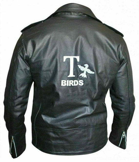 Juntar danza balsa Hombre T Birds Gang Grease 2 John Travolta Black Motorcycle - Etsy España