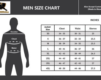 Men'S Handmade Motorcycle Classic Black Slim Fit Biker - Etsy