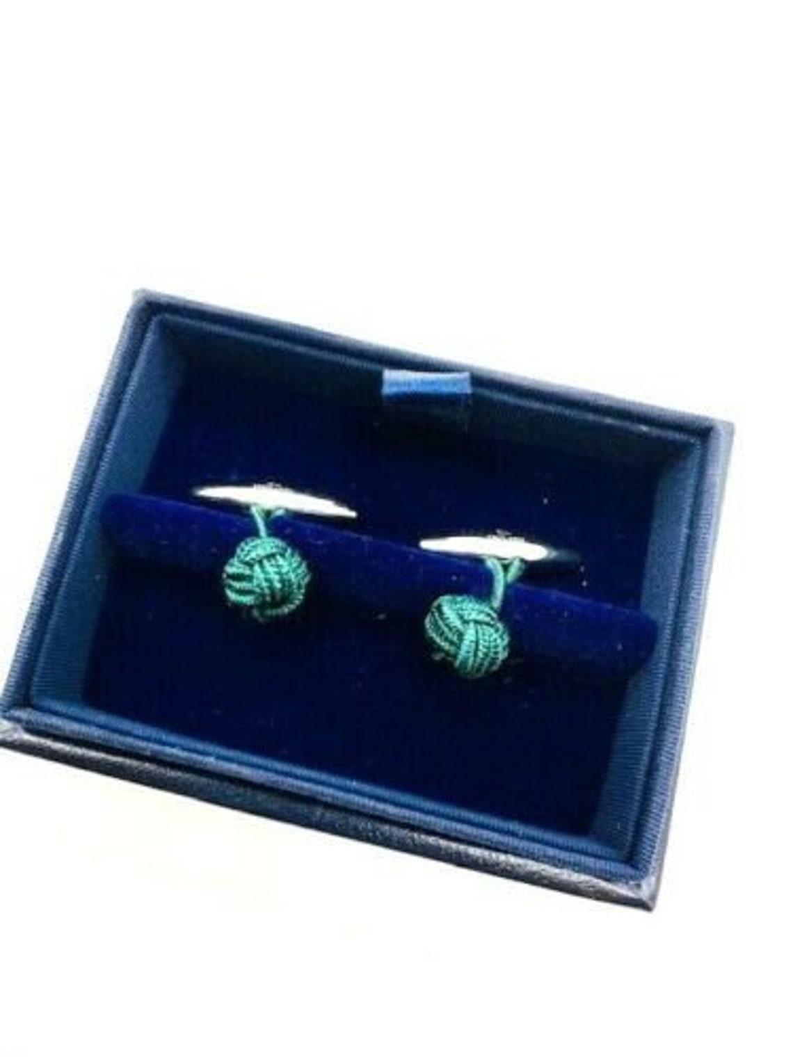 Ralph Lauren 925 solid Sterling Silver Cufflinks with Green Etsy