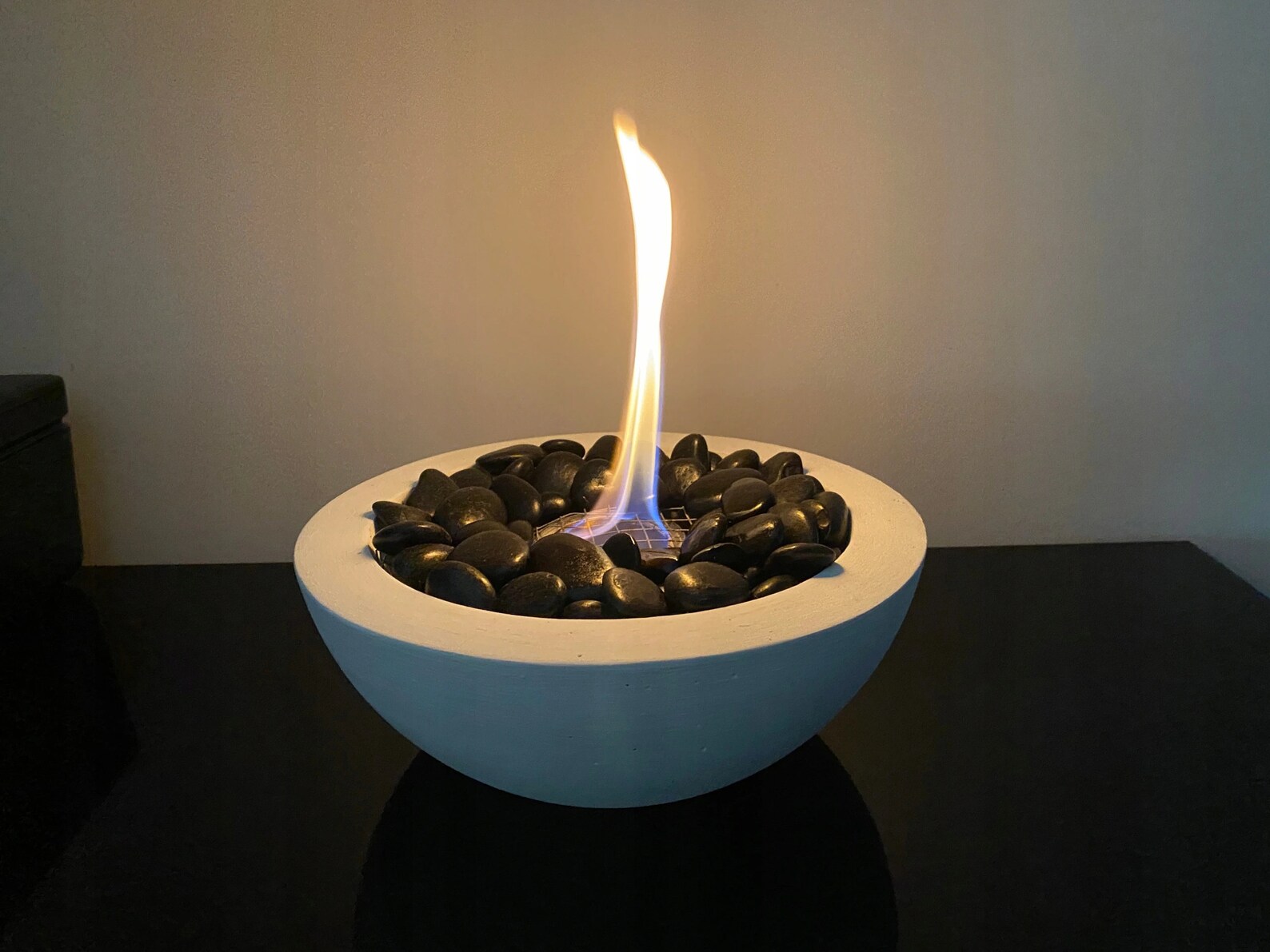 Biofuel Tabletop Burner/Heater Fire Bowl Concrete Fire Pit Bio Etsy