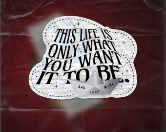 Sticker or Magnet - Dreamers - K. Flay - Song Lyric - Music - Inspired Artwork - Gift - thatshitslaps.stickers