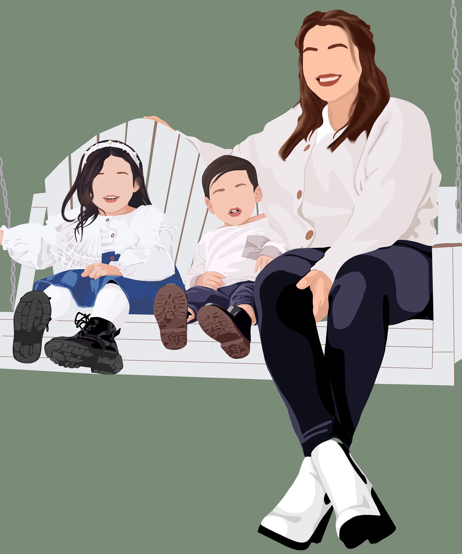 faceless family portraits faceless family portraits