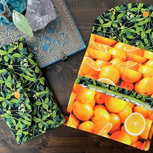 Orange Blossom, orange fruit wallet, cute Florida, California or tropical gift