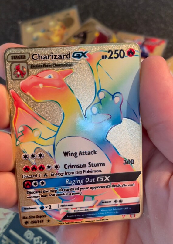 Rainbow Rare Charizard Vmax Focuskool