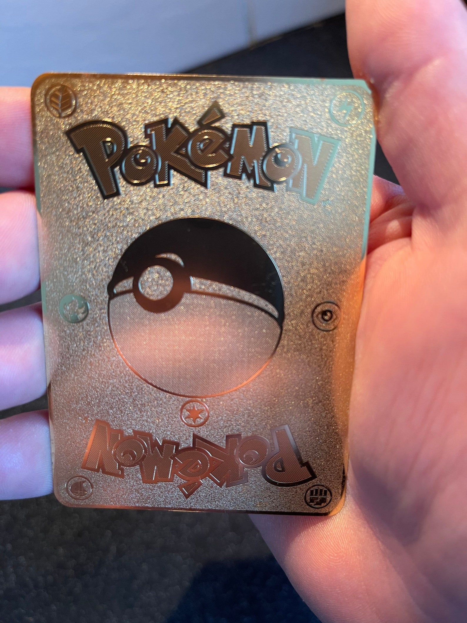 Gold Metal Pokemon Card Pikachu Vmax Shiny Card Japanese | Etsy