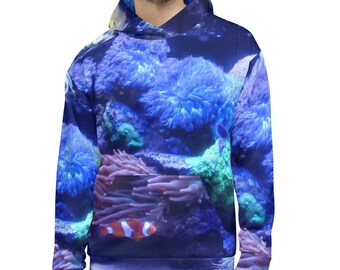 Unisex 3D Novelty Hoodies Coral,Tropical Fish and Sea Plants,Sweatshirts for Women Unisex 3D Novelty Hoodies Coral,Tropical Fish and Sea Plants,Sweatshirts for Women