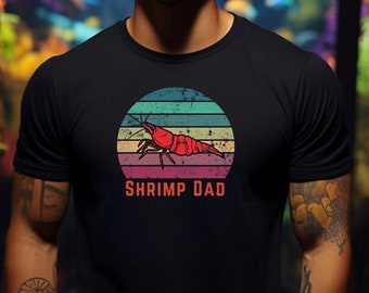 Camiseta Cherry Shrimp Dad - Camiseta Neocaridina Shrimp, regalo para Shrimp Keeper & Shrimp Lover / Shrimp Father