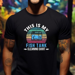 Esta é a minha camiseta de limpeza de aquário/camisa/regata/moletom/peixe de estimação/amante de peixe/peixe betta/presente do proprietário de peixe/camisa de peixe de estimação