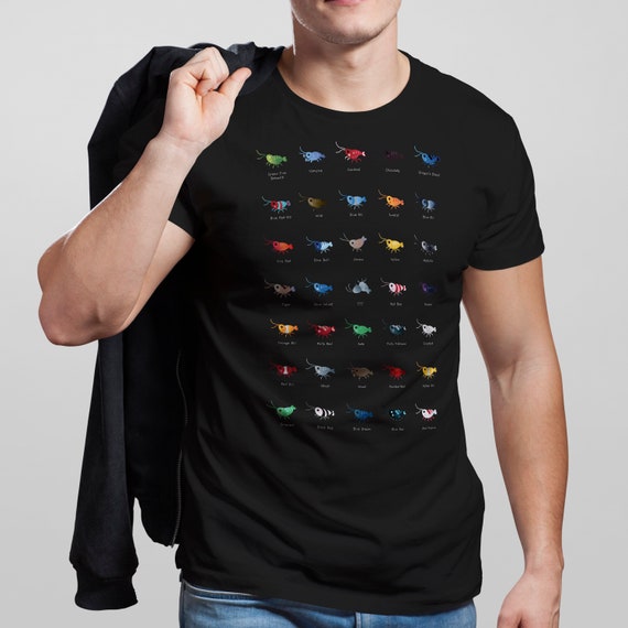 Camisa de camaron Especies de camaron V2 Camiseta de camaron unisex de manga corta Lindo Camaron Acuario Regalo Camarones Cherry Camaron Sakura Etsy Espana