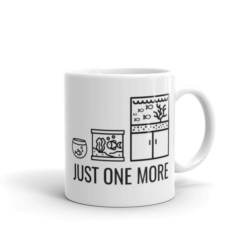 Aquarium Mug Fish Tank Mug, Funny Aquarium Coffee Mugs, Pet Fish, Goldfish, Gifts, Tumbler Travel Mug, Addicted To Fish Tanks Fishkeeping
