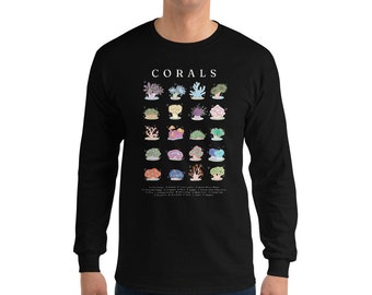 Coral Species Shirt - Coral Reef Saltwater Shirt, Funny Aquarium Shirt, Aquarist Gift T-Shirt, Funny Aquarium Shirt, Funny Fish Shirts