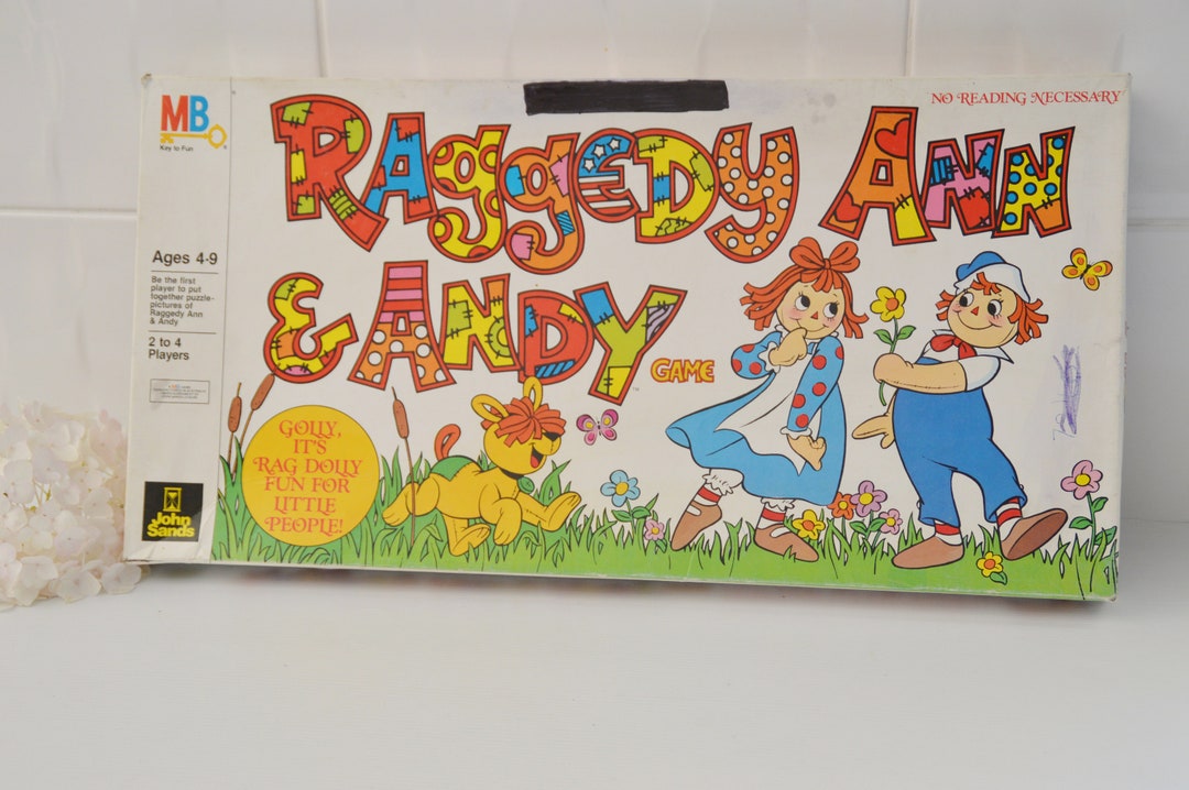 Vintage Raggedy Ann and Andy Board Game / Ages 4 9 / 1980 Game/ - Etsy