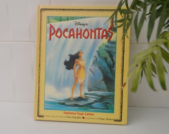 Vintage Disneys Pocahontas Illustrated classic Edition/ hard cover book from 1995