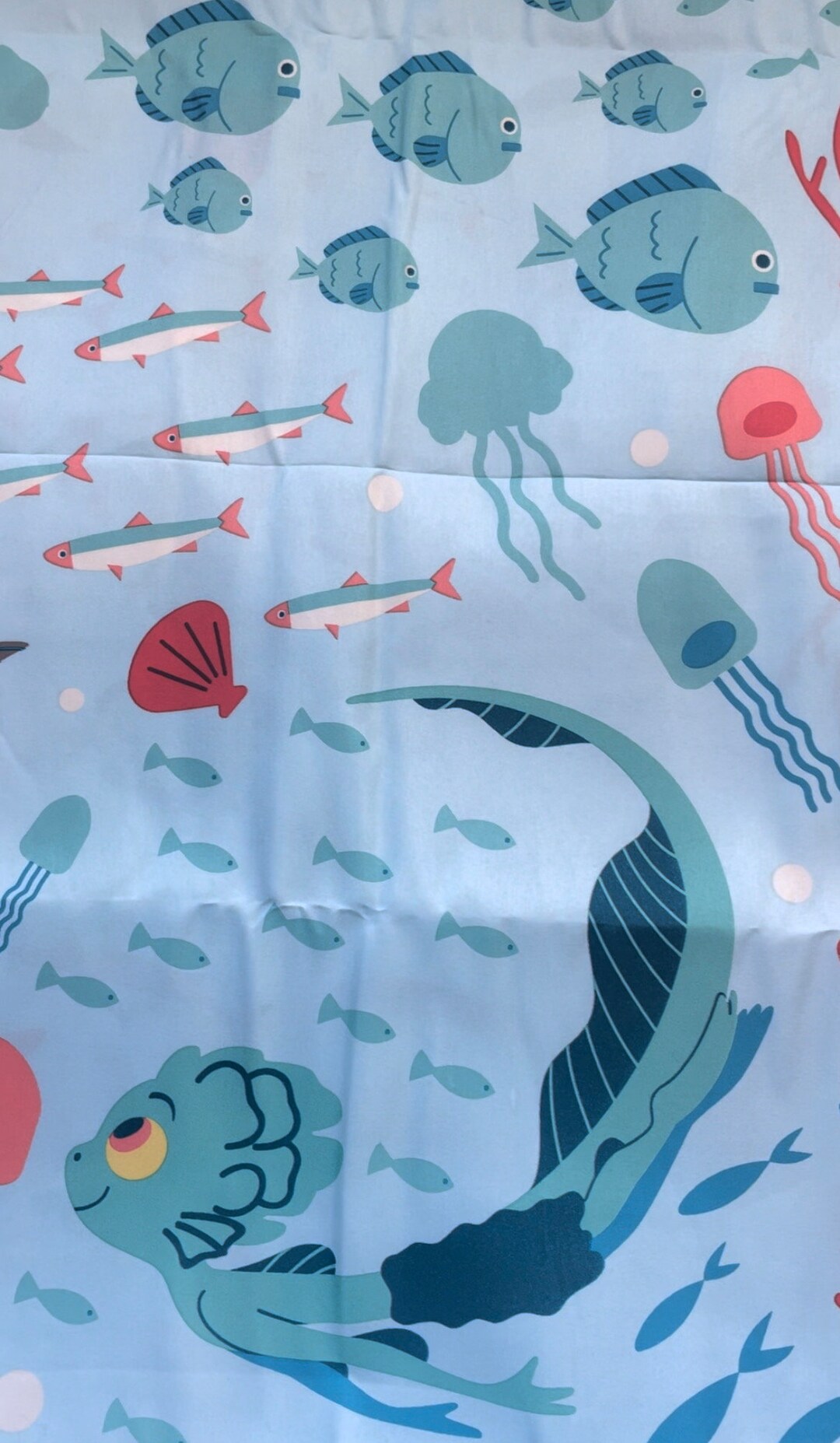 Made to Order Sea Monster Vintage Bed Sheet Dress Etsy