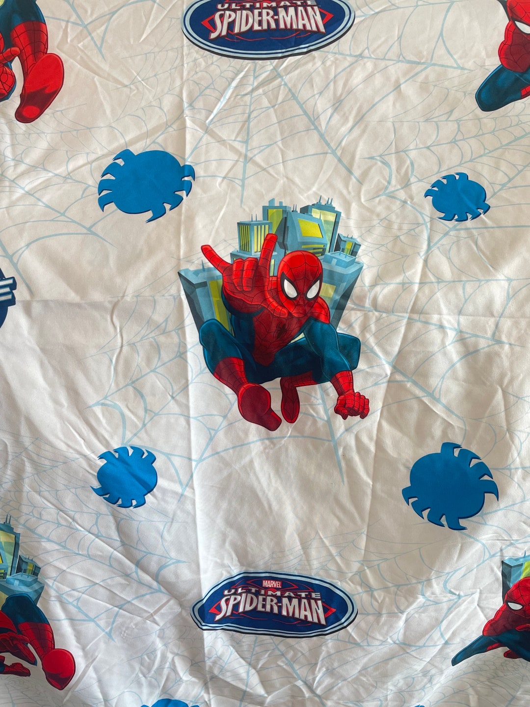 Made to Order | Ultimate Spider-man | Vintage Bed Sheet Dress - Etsy