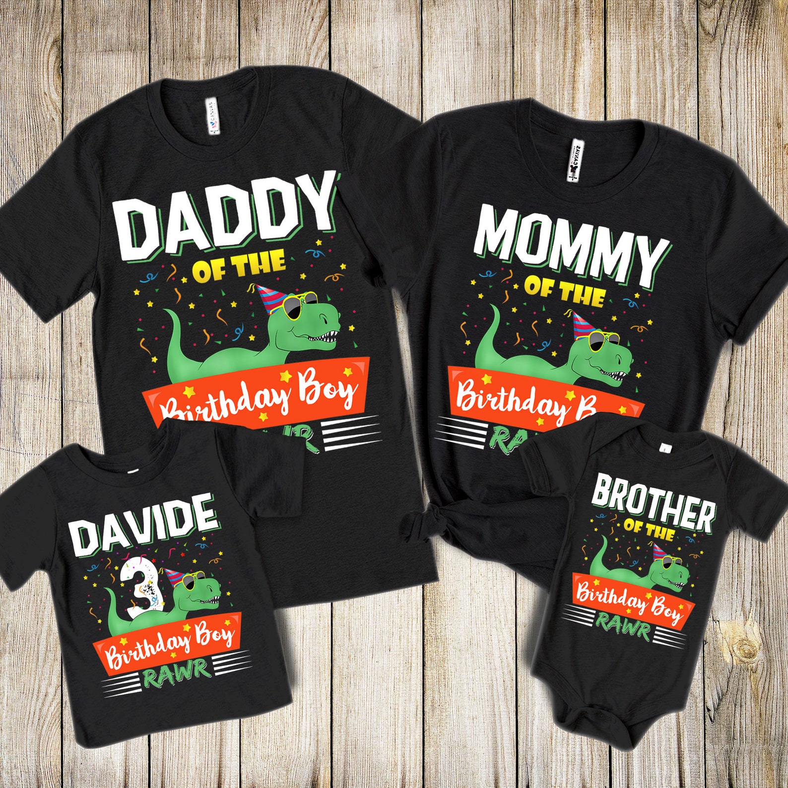 Family dinosaur shirts dinosaur birthday dinosaur shirt Etsy