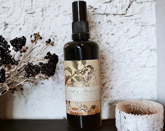 Devil’s Persimmon Botanical Room and Linen Spray: Peppery, Citrus and Mysore Sandalwood Air Freshener(4oz)