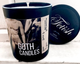 Santal Scent | VOYEUR | Goth Candles | Fetish Luxe Collection | Santal 33 Type | 10oz Vessel Soy Candle