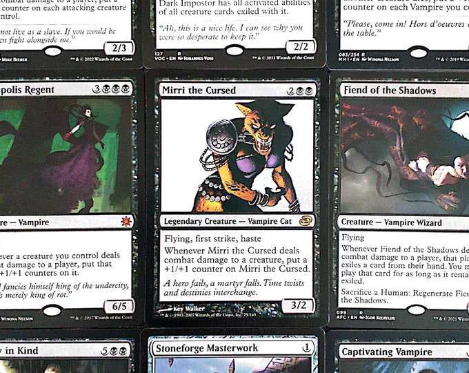 Mirri Vampire Cat - 100 Card Commander EDH Deck Premade Precon Ready to ...