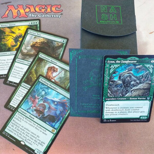 Mtg Mono Green Commander Etsy