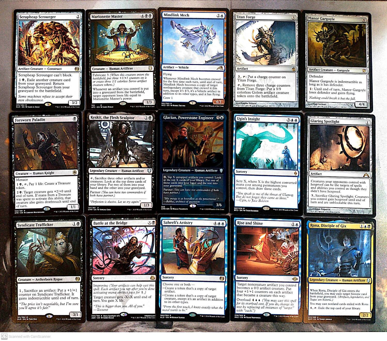 Glacian and Keskit Sacrifice Artifacts 100 Card Commander - Etsy