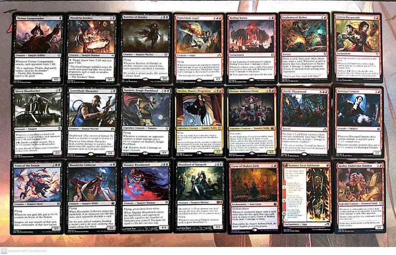 Bloodthirsty Vampires Vampire Tribal EDH Commander Deck Premade for Magic the Gathering 100