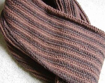 Knitting Pattern: Reversible Herringbone Scarf