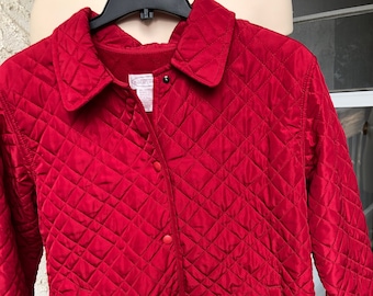 Vintage Northern Reflections Red Quilted Jacket