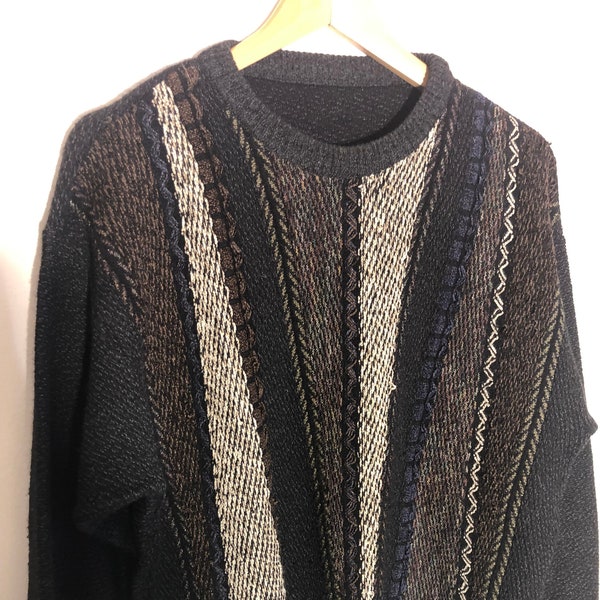 Black and Brown Men’s Wool Sweater