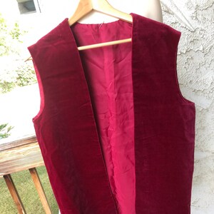 Red suit vest deals