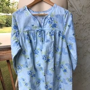 Flannel Baby Gown Etsy UK