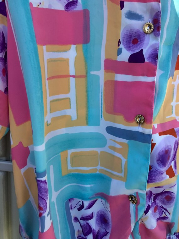H.E.R. Multicolour Button Up Blouse - image 2