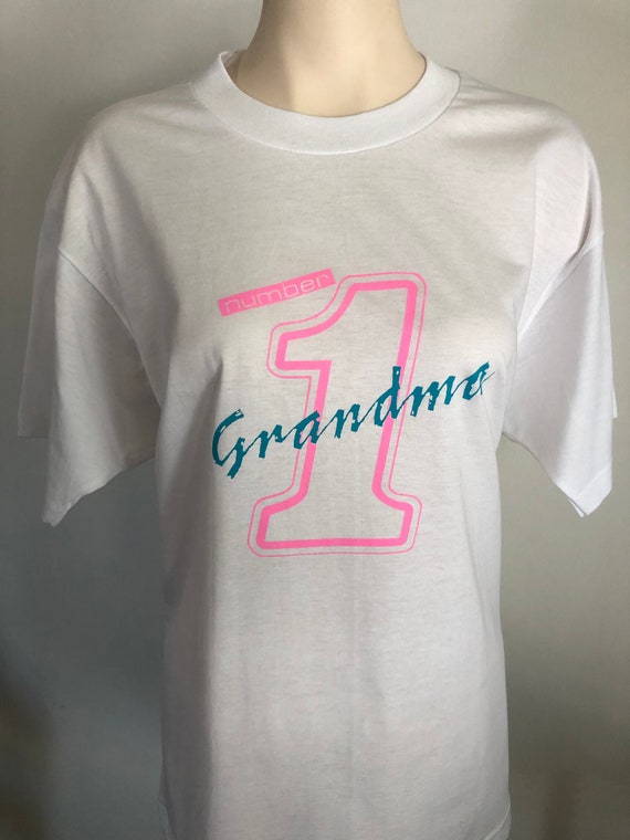 Vintage Number 1 Grandma Crewneck T Shirt - image 1