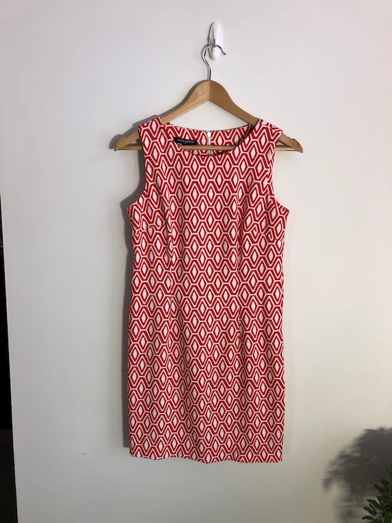 Mario Serrani Red & White Sun Dress - Etsy