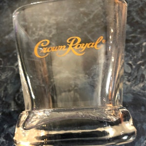 Exclusive Crown Royal Square Whiskey Rock Glasses