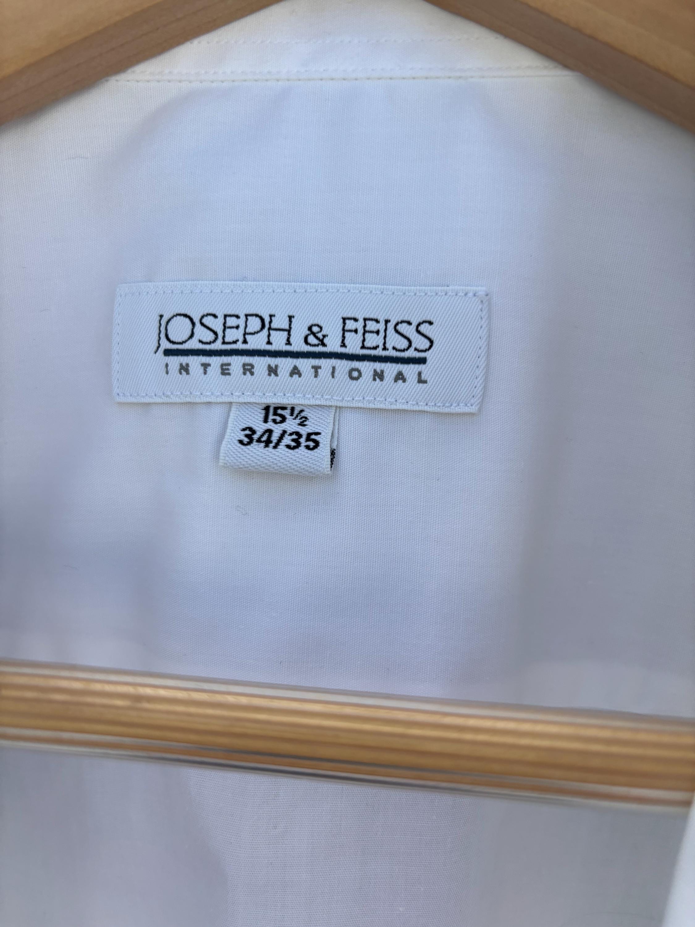 Joseph & Feiss International Men's White Dress Shirt - Etsy