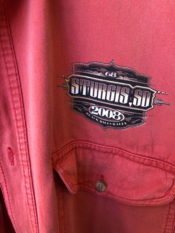 Y2K Sturgis, SD, 2008 68th Anniversary Biker Sleevele… Gem