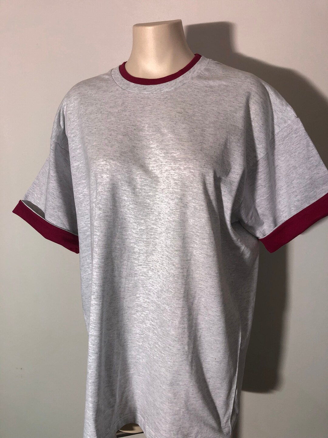 Vintage Double Ringer Crewneck T-shirt - Etsy